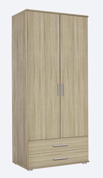 Kleiderschrank RASANT Drehtürenschrank 2-türig in Eiche Sonoma 85 cm