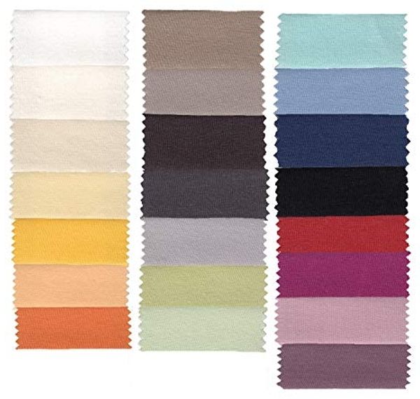 ESTELLA Mako Jersey Spannbettlaken 100x220 cm in Elfenbein