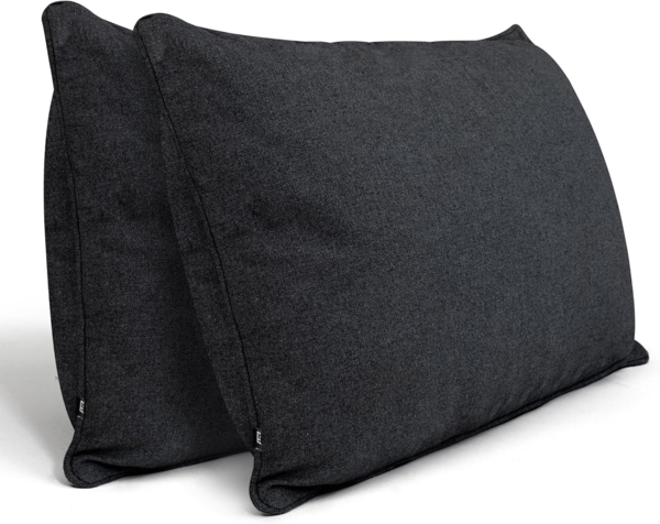 DYNMC you Sofakissen mit Füllung und Bezug - 2er Set mit Viel Füllung, Rückenkissen mit Baumwoll-Bezug - Bequeme Dekokissen