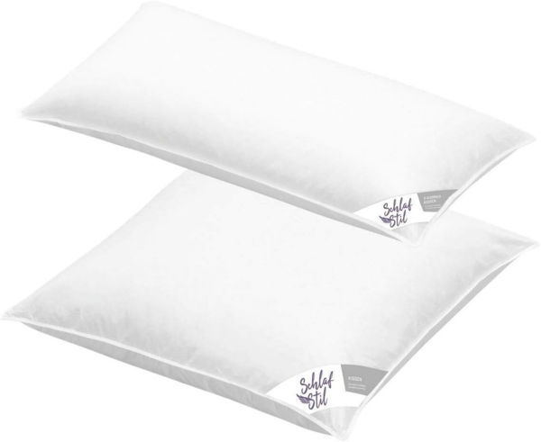 Schlafstil Faser Kopfkissen F400 ungesteppt|80x80 cm