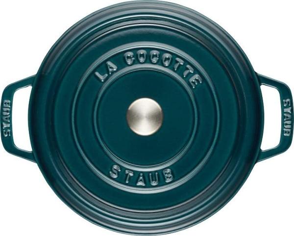 Staub La Cocotte Cocotte 26 cm, rund, La-Mer, Gusseisen Bild 6