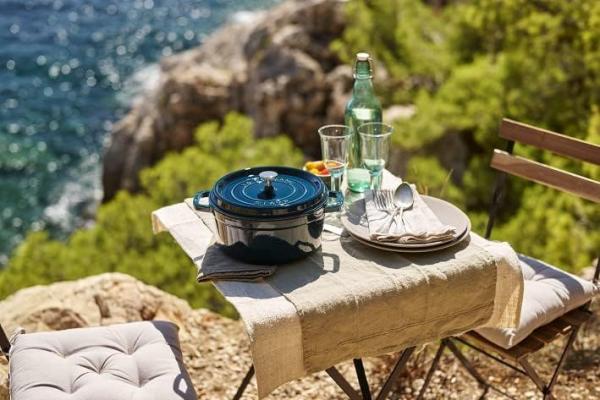 Staub La Cocotte Cocotte 26 cm, rund, La-Mer, Gusseisen Bild 4