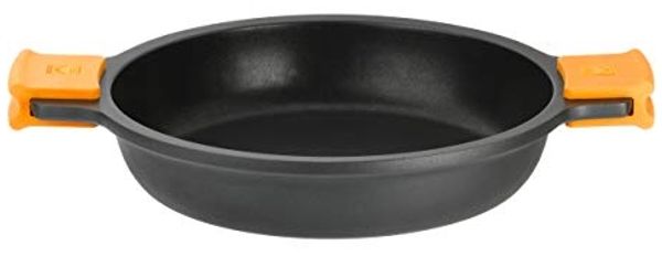 Kasserolle BRA A270545 Schwarz Schwarz/Orange Metall Aluminium (45 cm)