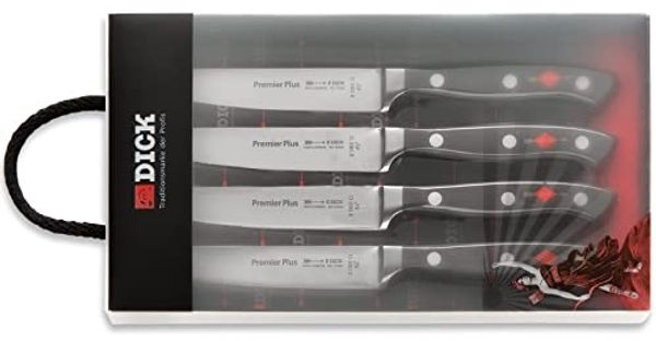 F. DICK Premier Plus Steakmesser Set 4-teilig 4 Steakmesser Besteck-Set