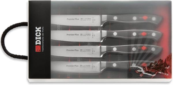 F. DICK Premier Plus Steakmesser Set 4-teilig 4 Steakmesser Besteck-Set