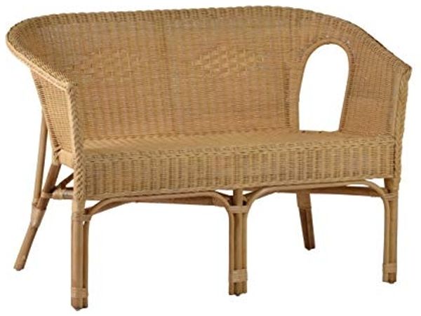 MiaMöbel Rattansofa 'Mina' honig Rattan Modern