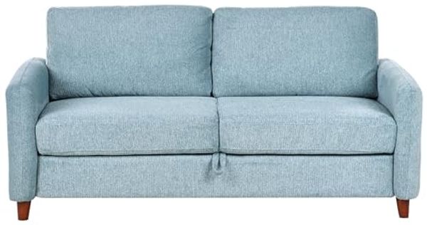Sofa 3-Sitzer MARE Stoff Blau mit Stauraum