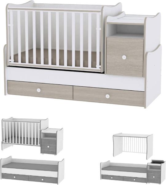 Lorelli 'Trend Plus NEW' Babybett hellbraun