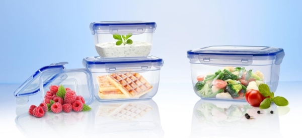 802323 8tlg. Frischhaltedosen-Set Gefrierdosen 550-3000ml