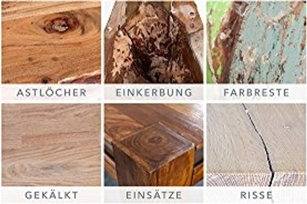 Design Schreibtisch Oak Desk 120cm Eiche Optik Vintage Metallgestell schwarz Schminktisch Tisch Bürotisch Bild 7