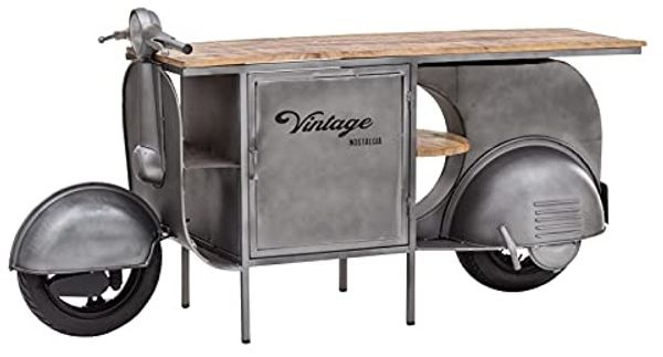 Waschtisch Unikat Design Doppelwaschtisch Metall mit Holz massiv Industrial Look ohne Waschbecken Recycling Upcycling Badmöbel Badschrank rustikal