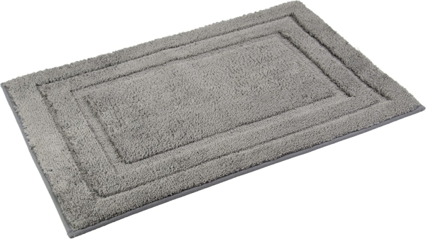 ZOLLNER Badematte, antirutschhemmend, fußbodenheizunggeignet, 100% Polyester, rechteckig, Badematte, 100% Polyester, vom Hotelwäschespezialisten