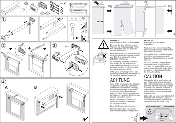 Gardinia Easyfix Rollo Uni, Dunkelblau, 180x162 cm Bild 11