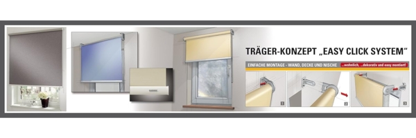 Gardinia Easyfix Rollo Uni, Dunkelblau, 180x162 cm Bild 9