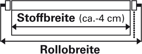 Gardinia Easyfix Rollo Uni, Dunkelblau, 180x162 cm Bild 7
