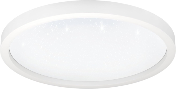 Eglo 900409 Deckenleuchte MONTEMORELOS-Z Kunststoff m. Kristalleffekt weiss LED 34,5W 2700-6500K H:7cm Ø57cm dimmbar mit Connect-Z Funktion