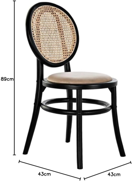 DKD Home Decor Esszimmerstuhl, Standard Bild 2