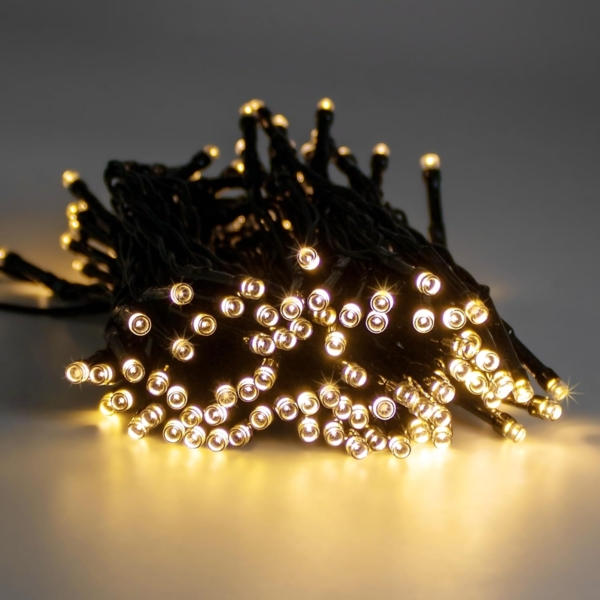 Spetebo LED-Lichterkette Akku Lichterkette per USB aufladbar bis 10 Tage Leuchtdauer, 200-flammig, per USB Anschluss wiederaufladbar Bild 7