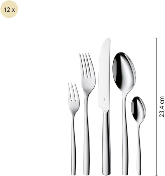 WMF 'Palma' Besteckset 60 teilig, Silber Bild 12