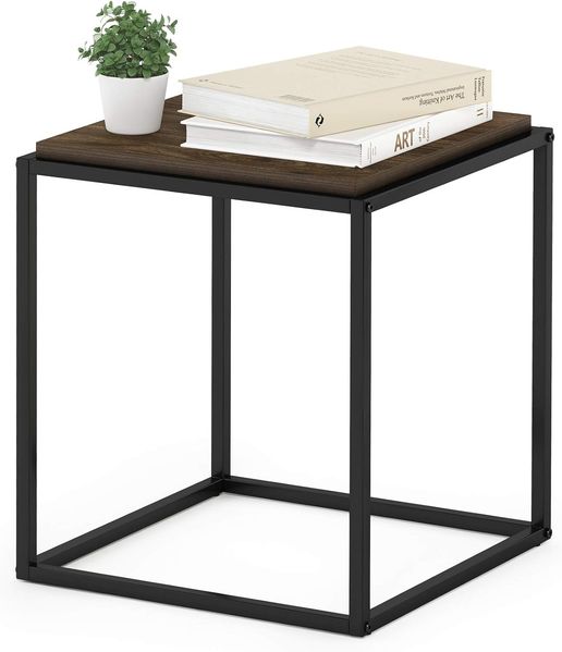 Furinno Moretti Modern Lifestyle Stapelbares Regal, 1-stufiger, Columbia-Walnuss