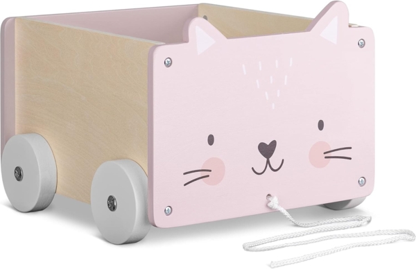 Navaris Aufbewahrungsbox Spielzeugkiste mit Rädern - Aufbewahrung - 26,4 x 20 x 25,8 cm (1 St)