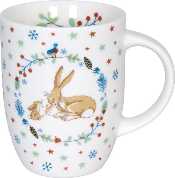 Könitz Becher GHMILY - Christmas together, Tasse, Kaffeebecher, Porzellan, Bunt, 380 ml, 11 1 103 2681