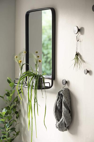 Laursen Wandspiegel mit Ablage, Metall schwarz, 70x49 cm (3129-25) Bild 5