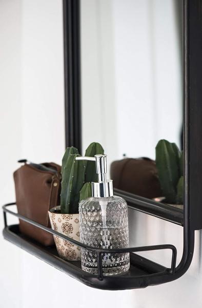 Laursen Wandspiegel mit Ablage, Metall schwarz, 70x49 cm (3129-25) Bild 2