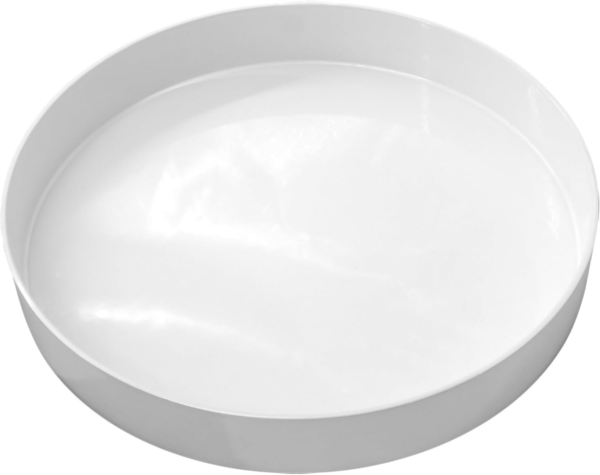 Spetebo Tablett Kerzentablett rund Dekotablett - 25 cm, Kunststoff, (Anzahl, 1-tlg, Stück), Vielseitig einsetzbar