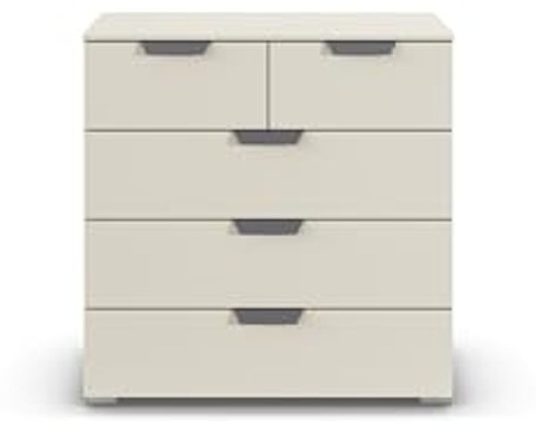 rauch Aditio Box, Kommode, 5 Schubladen, mit Softclose-Funktion, Farbe Beige, BxHxT 80x81x42cm Bild 6