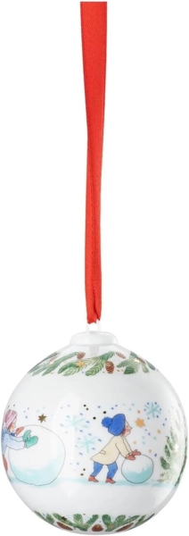 Hutschenreuther Porzellankugel Weihnachtskugel 2025 Bild 2