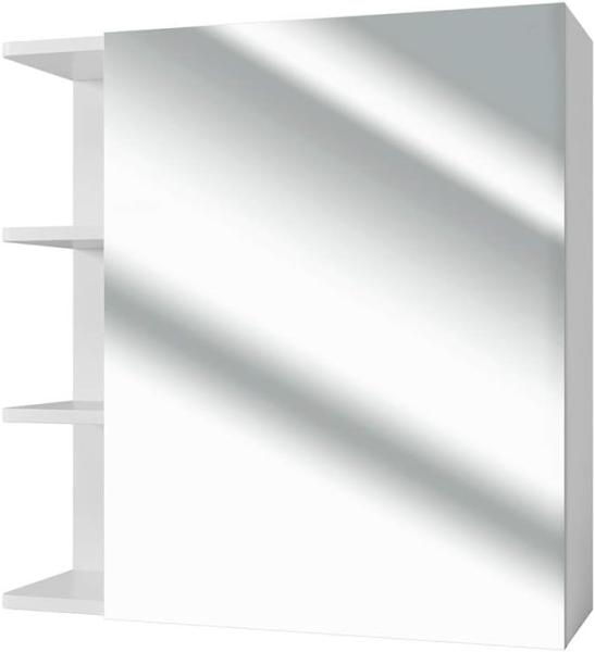 VICCO Badspiegel FYNN 62 x 64 cm weiß - Spiegel Spiegelschrank Wandspiegel