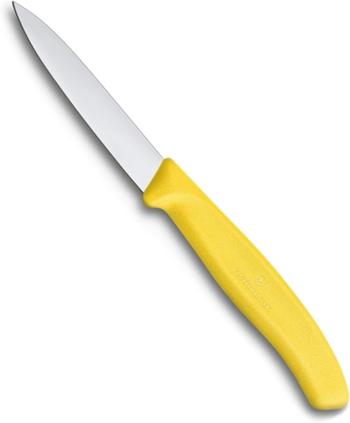 VICTORINOX Gemüsemesser Swiss Classic silber, gelb, Klinge: 8,0 cm