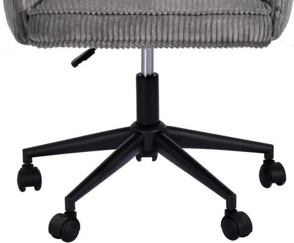 Duhome Bürostuhl, Schreibtischstuhl aus Kordsamt, Drehstuhl Höhenverstellbar Bild 5