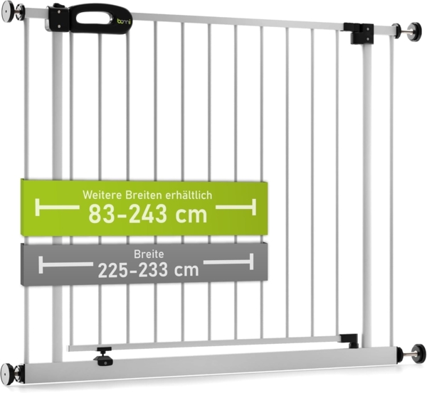 Türschutzgitter Merle 225 - 233 cm Weiß