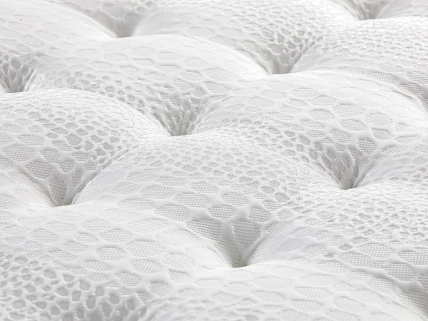 Vente-unique - Set 180 x 200 cm - Bettkasten weiß - Taschenfederkernmatratze 5 Zonen - Kühlender Bezug - Höhe 28 cm - KOROVOU von YSMÉE Bild 8