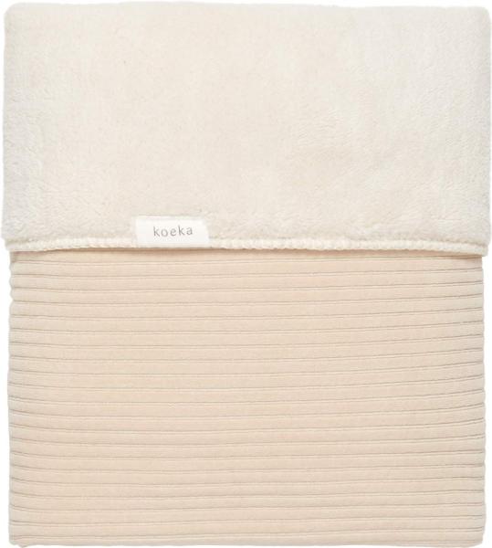 Wiegdeken Vik Teddy Sand Beige