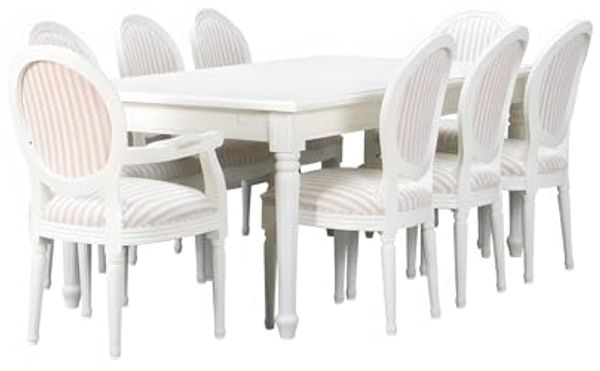 ebuy24 Essgruppe Amaretta Essgruppe 100x180/280 einsch. 2 Zusatzpla