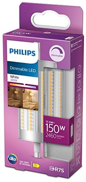 Philips - LED-Glühbirne - Form: Korn - R7s - 17 5 W (entspricht 150 W) - Klasse D - weißes Licht - 3000 K