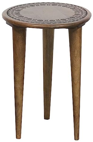 Marrakesch Orient & Mediterran Interior Beistelltisch Orientalischer Beistelltisch Hocker Blumenhocker Astus Rund (1-St, 1 Tisch), Handarbeit