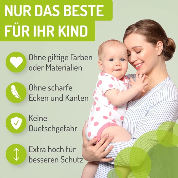 Bomi 'Mira XXL' Türschutzgitter 165 - 173 cm, weiß Bild 5