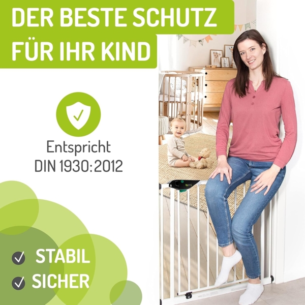 Bomi 'Mira XXL' Türschutzgitter 165 - 173 cm, weiß Bild 4