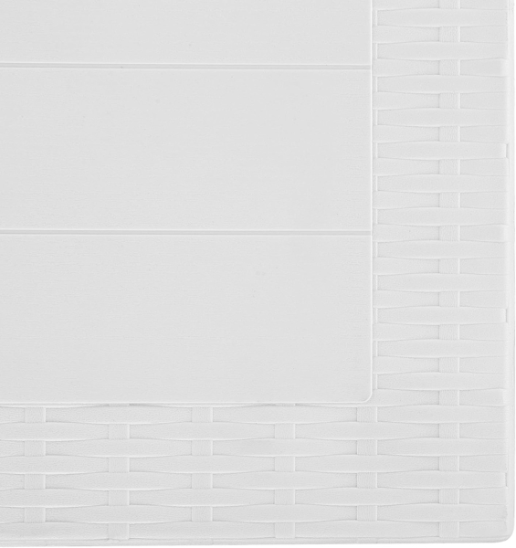 Gartentisch Kunststoff Weiß FOSSANO Bild 7