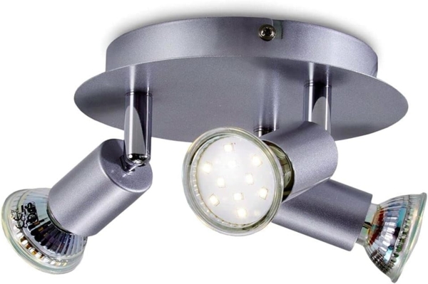B.K.Licht Deckenleuchte 30-01-03R-T, LED wechselbar