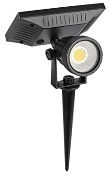 V-tac 2W LED Außenleuchte schwarz 3000K IP65 mit Solarpanel