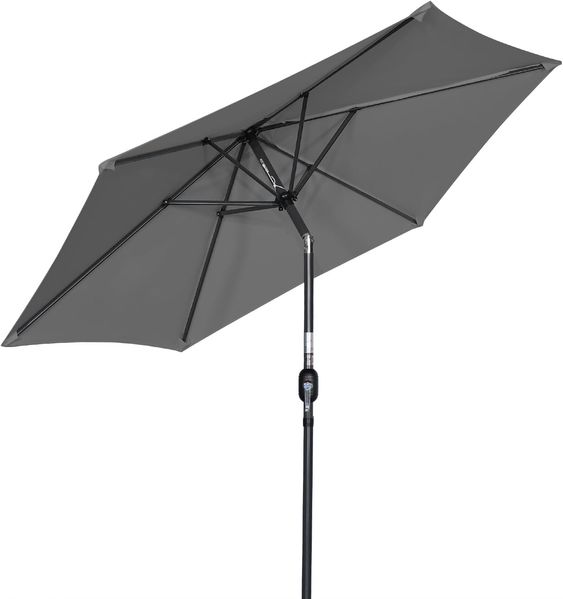 Angel Living Sonnenschirm Ø 300 cm, UV-Schutz 50+, Rund, aus Polyester, für den Balkon, den Strand, den Garten oder die Terrasse, 4.7kg