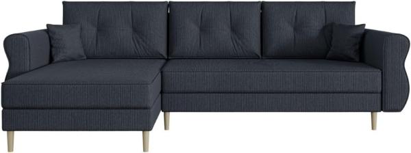 ALTDECOR Ecksofa HERMES-L, Couch mit Schlaffunktion, Wohnzimmer - links/rechts verstellbar