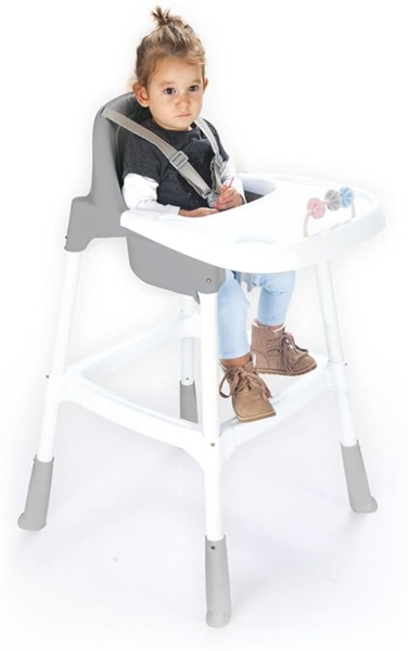 Kinderstuhl mit Tablett Babystuhl Babysitz Fußstütze Antilope Essstuhl Hochstuhl Bild 3