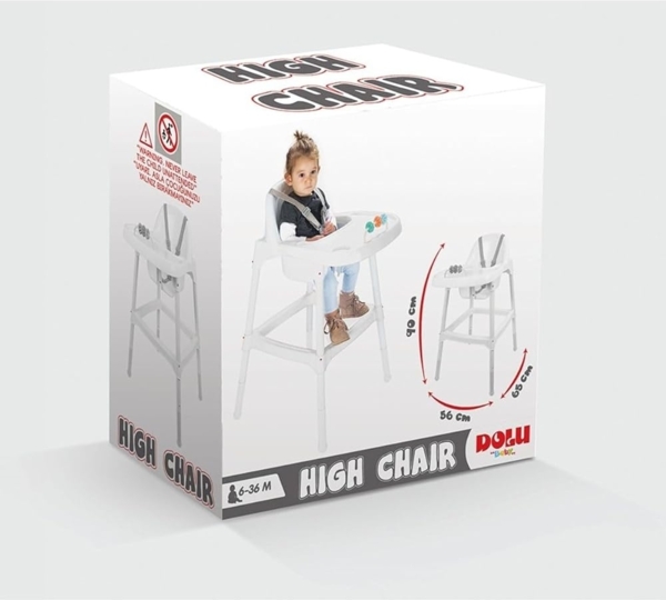 Kinderstuhl mit Tablett Babystuhl Babysitz Fußstütze Antilope Essstuhl Hochstuhl Bild 5