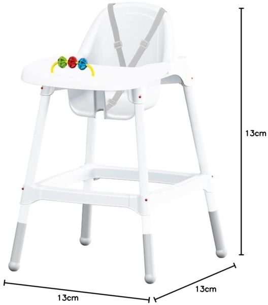 Kinderstuhl mit Tablett Babystuhl Babysitz Fußstütze Antilope Essstuhl Hochstuhl Bild 6